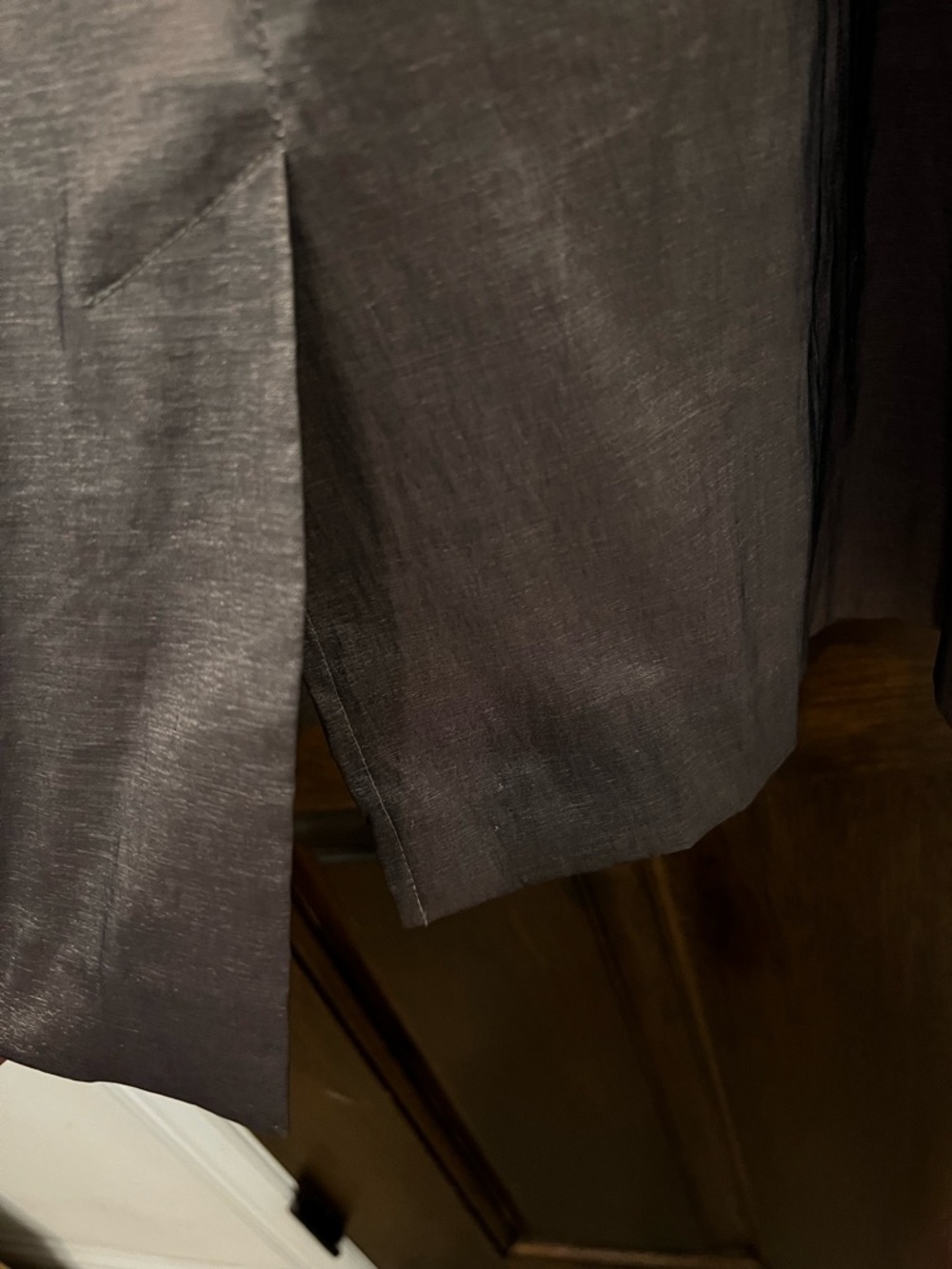 Kathy Roberts Two-Piece Jacket Set in Charcoal - Picture 8 of 9
